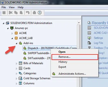 How to Update SOLIDWORKS PDM Dispatch Add-In