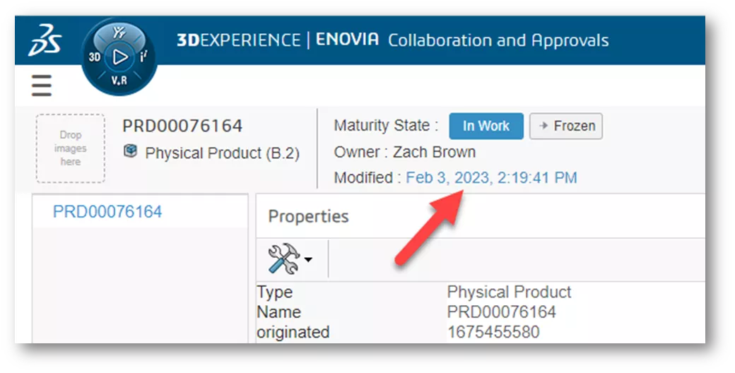 Viewing File History in 3DEXPERIENCE 