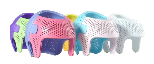 Cranial Helmets 3D Printed with HP MFJ 3D Printing Technology