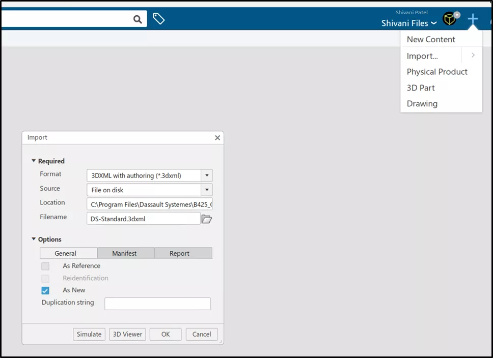Import Material Databases in 3DEXPERIENCE