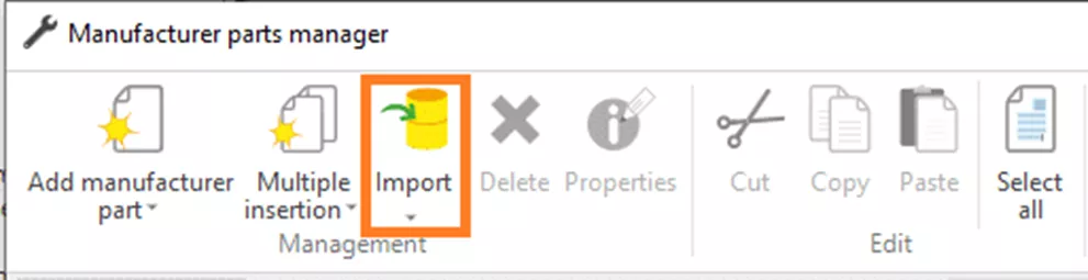 Import SOLIDWORKS Electrical Excel Documentation