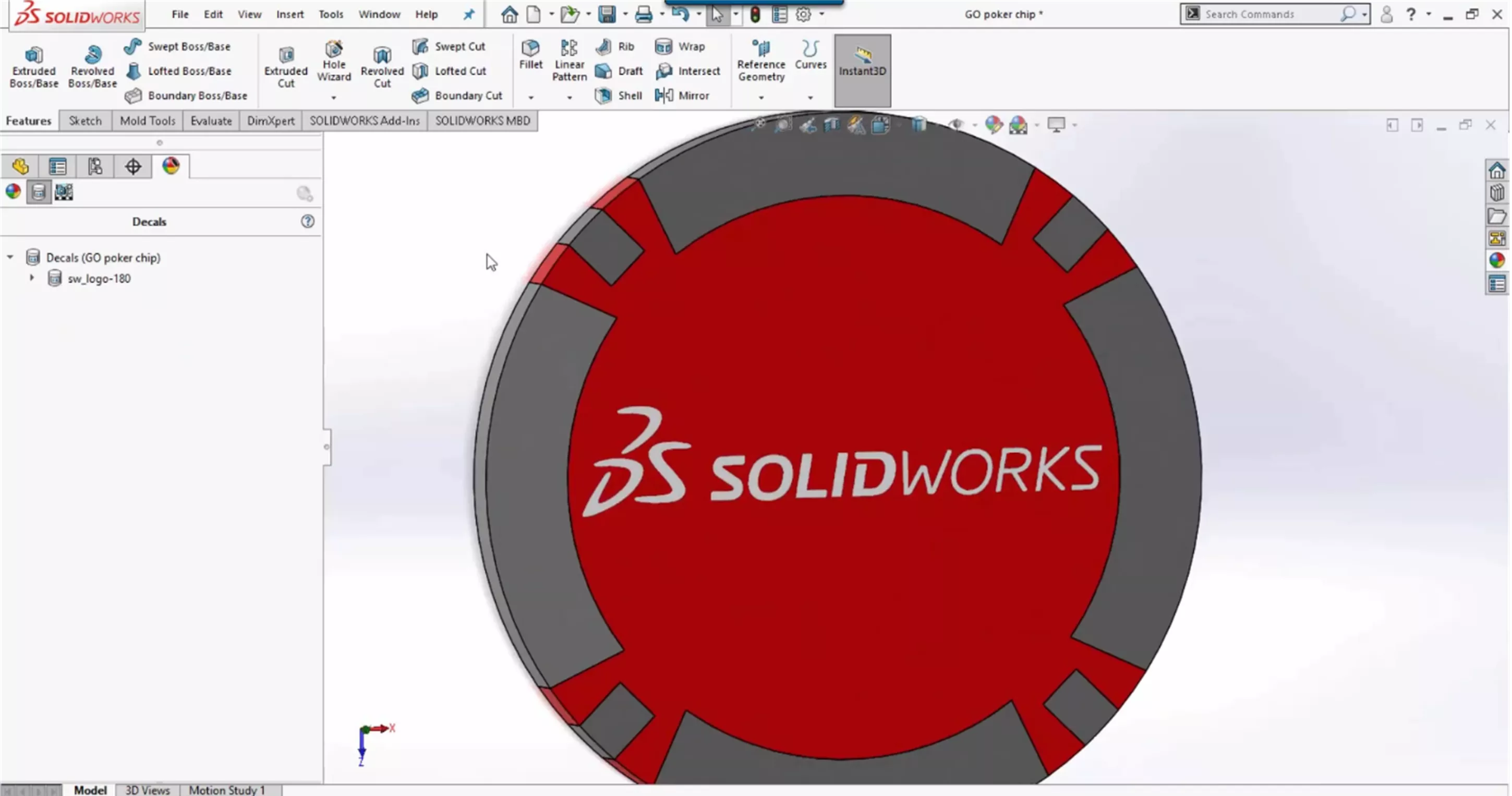 How to Improve SOLIDWORKS Decal Image with Mask 