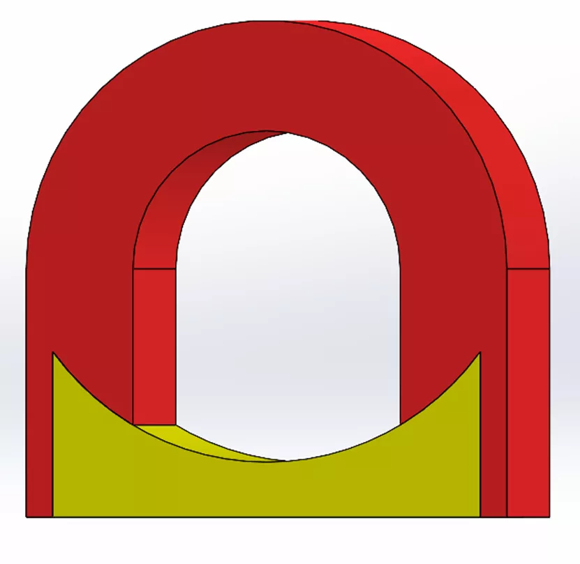 Example of Using the Indent and Cut Feature in SOLIDWORKS 