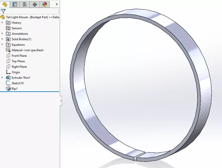 Insert Bends SOLIDWORKS Sheet Metal 2024