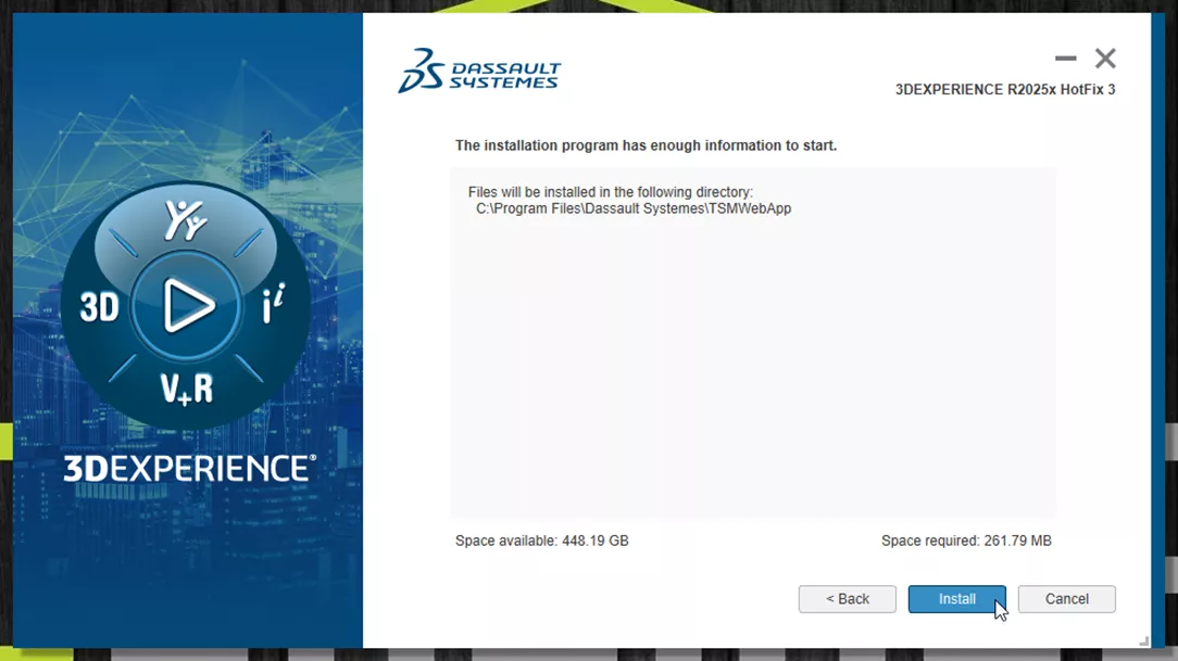 Install 3DEXPERINECE TroubleShooting Machine