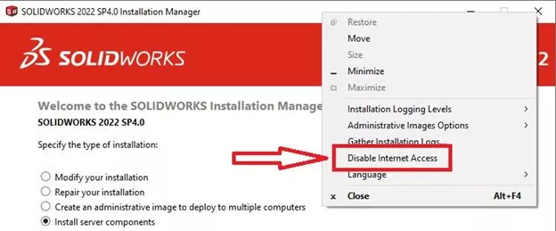 How to install SOLIDWORKS Off Subscription