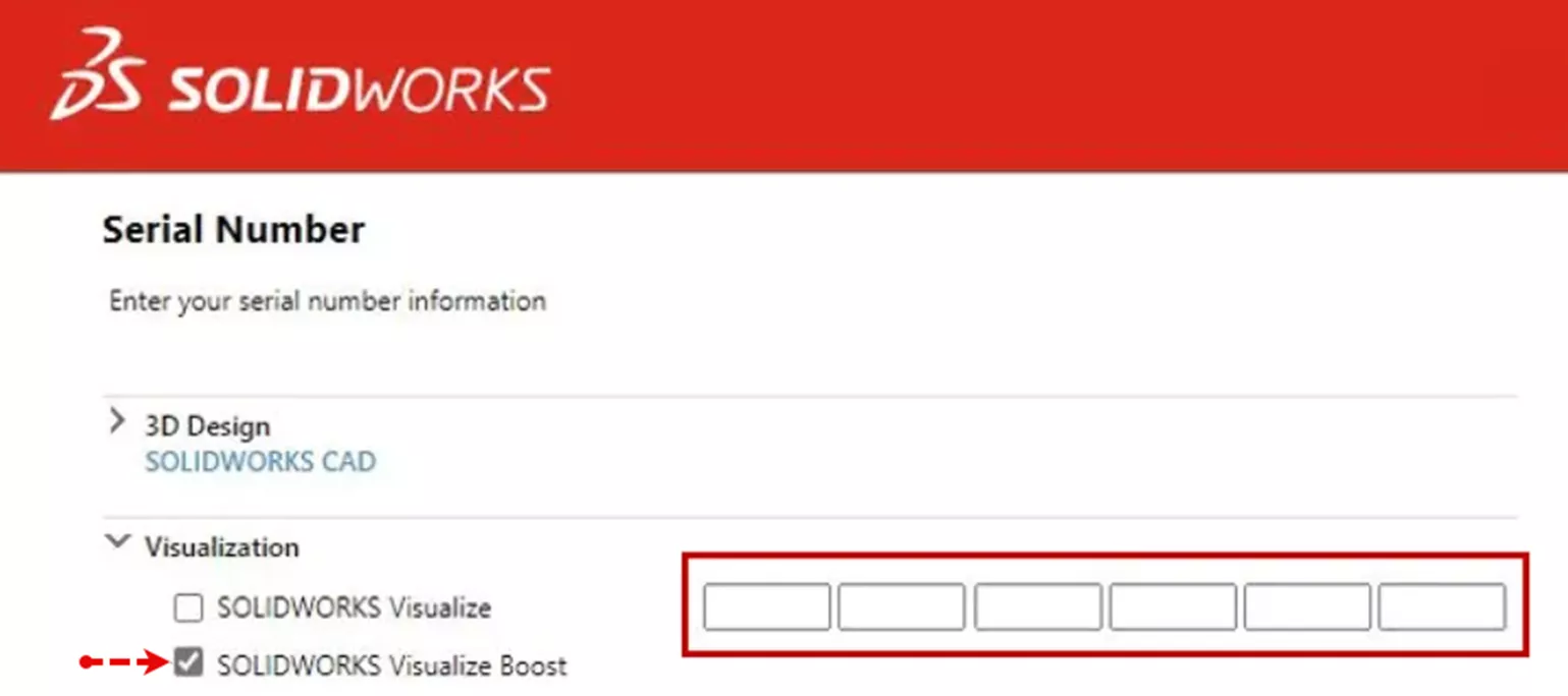 Install SOLIDWORKS Visualize Boost