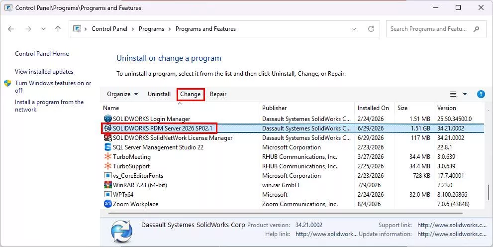 Install Web2 on an Existing PDM Server