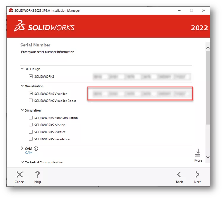 Installing SOLIDWORK Add-in Licenses