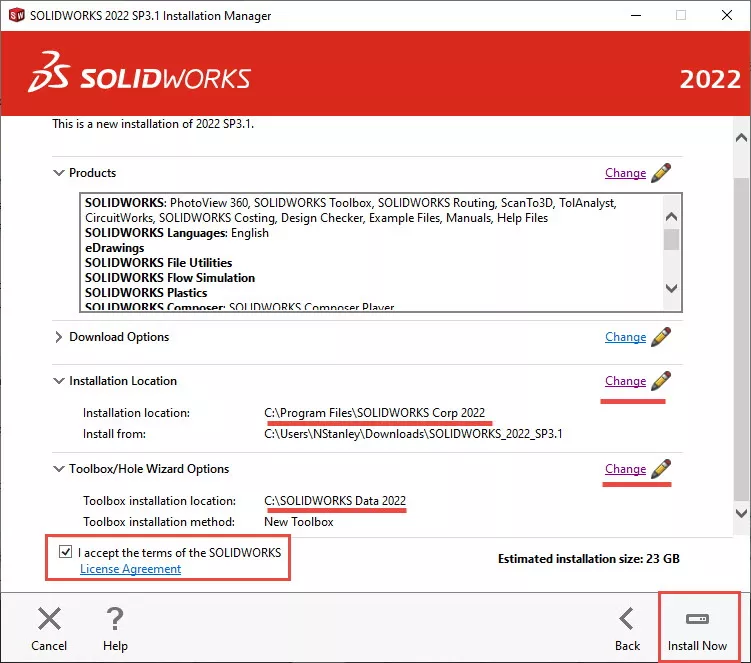 How to Install SOLIDWORKS from an Email