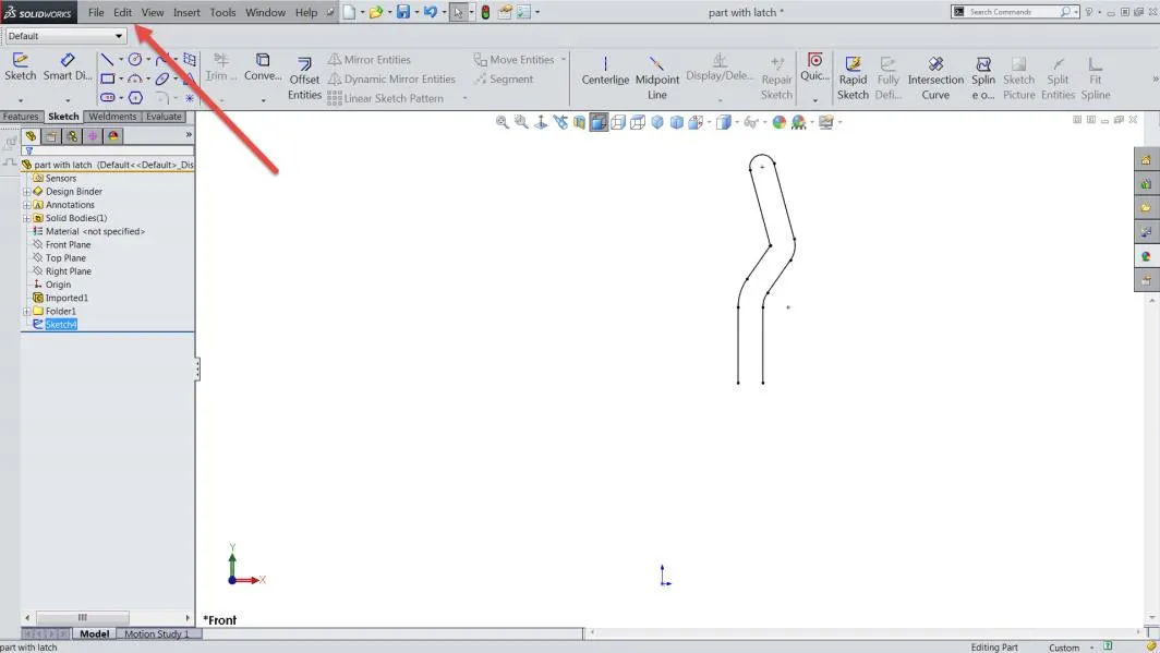 Intersection Curve Tool SOLIDWORKS Tutorial 