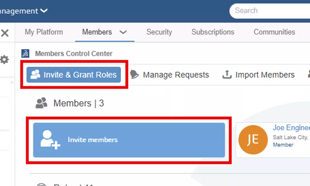 How to Invite Members to the 3DEXPERIENCE Platform