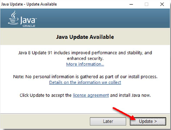 java 8 update 91