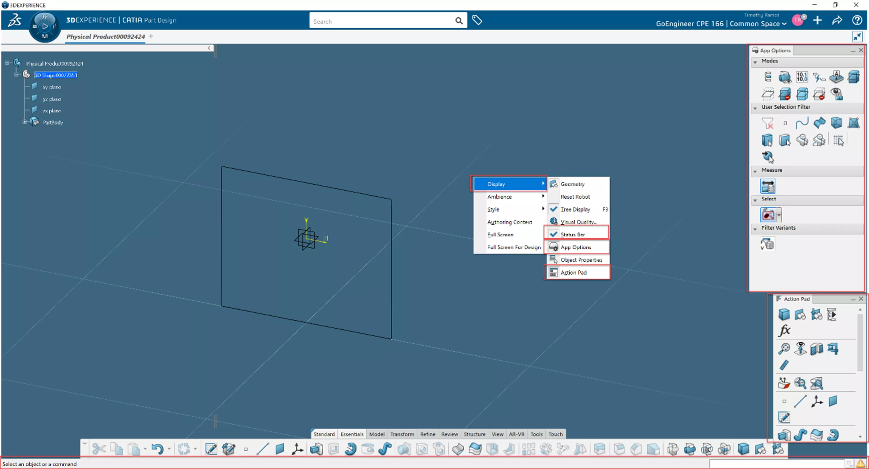 Key Settings Access in 3DEXPERIENCE CATIA 