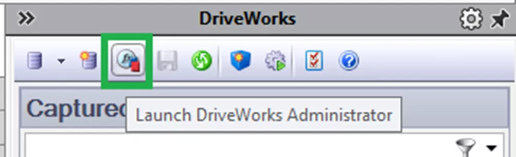 Launch DriveWorks Administrator 