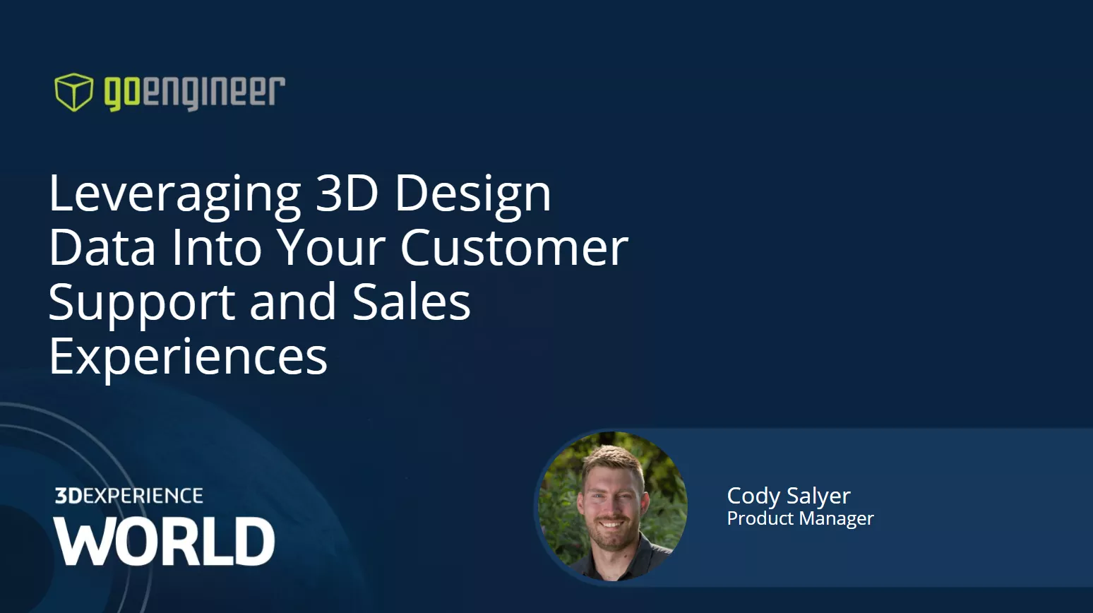 Leveraging 3D Design Data into your Customer Support and Sales Experiences 3DEXPERIENCE World 2025 Presentation