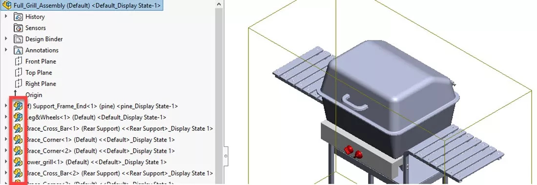 Lightweight Mode Indicator in SOLIDWORKS 