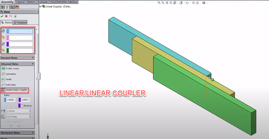 Introduction To SOLIDWORKS Mates: Standard, Advanced, & Mechanical ...