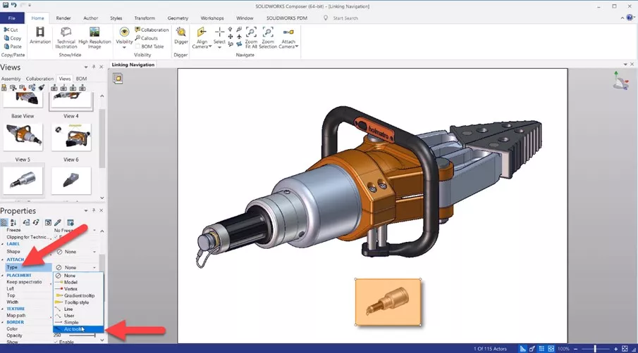 How to Insert a Tooltip in SOLIDWORKS Composer