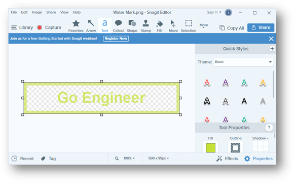 how to use snagit to get pixel locations