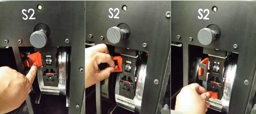 How to Lock a Fortus Filament in Place