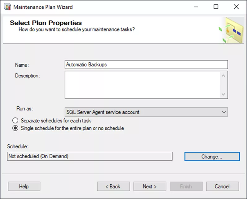 SOLIDWORKS Manage Maintenance Plan Wizard