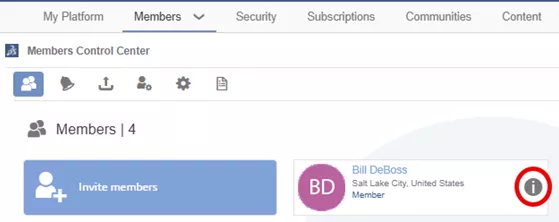 Manage Existing Members in 3DEXPERIENCE