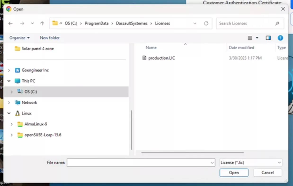Managed DSLS (Cloud‑Hosted by Dassault Systèmes) Password Setup