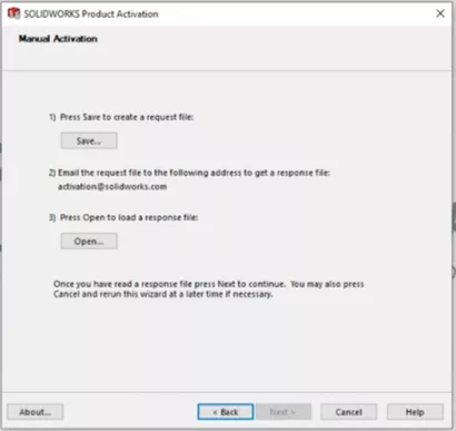 Manual SOLIDWORKS Product Activation