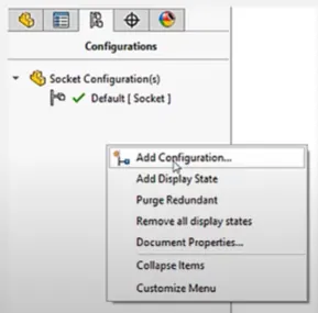 How to Manually Add a Configuration in SOLIDWORKS