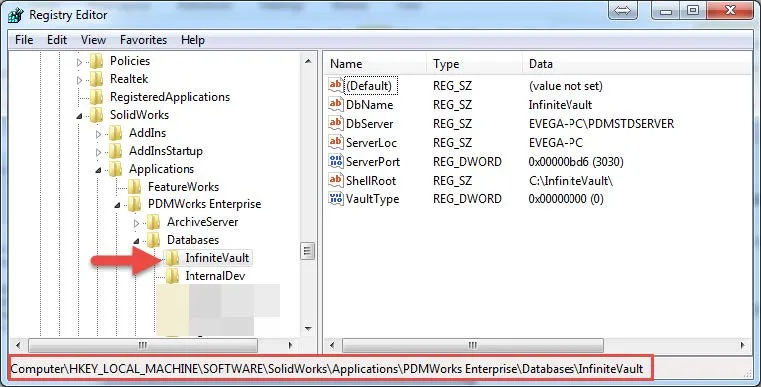 Manually removing vault view solidworks pdm