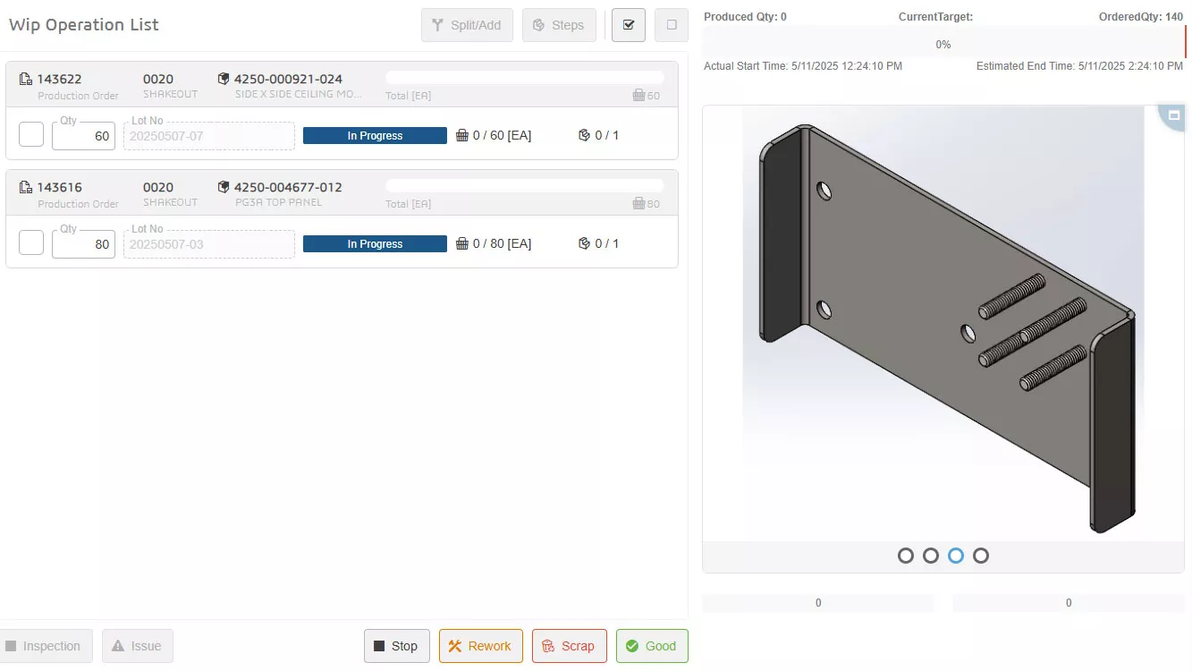 Aerospace manufacturing production with DELMIA Apriso