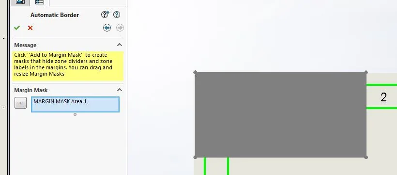 Margin Masks for SOLIDWORKS Drawings
