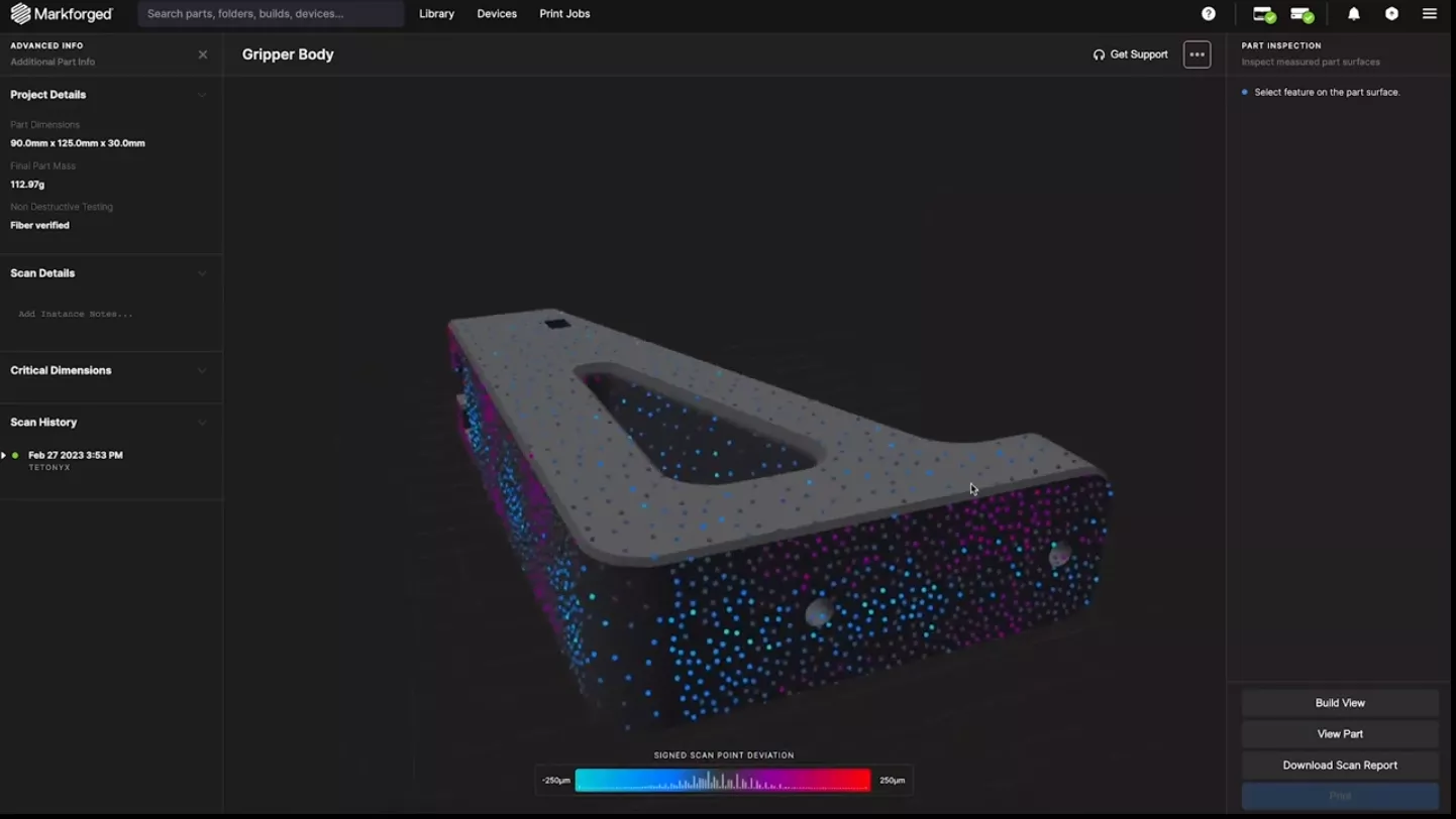 Markforged Inspection Software