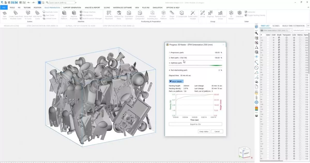 Materialise Magics 3D Printing Build Preparation