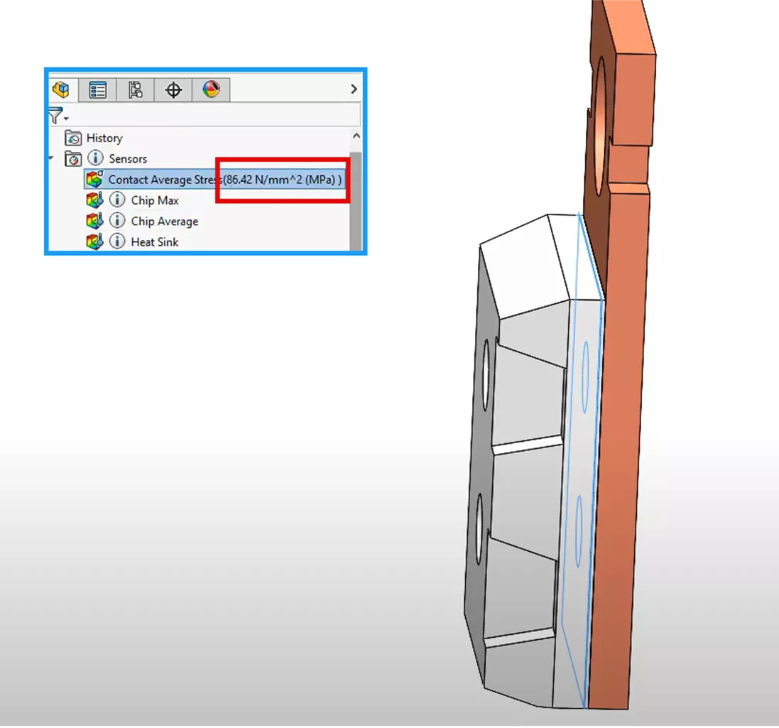 Measure Average Stress in SOLIDWORKS Simulation
