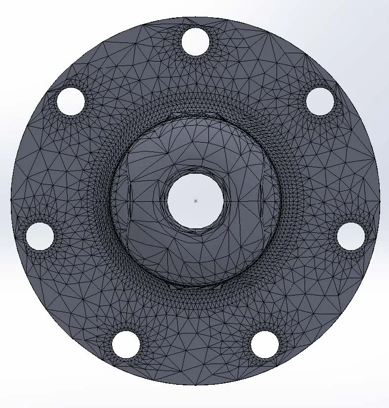 Mesh Part in SOLIDWORKS Simulation
