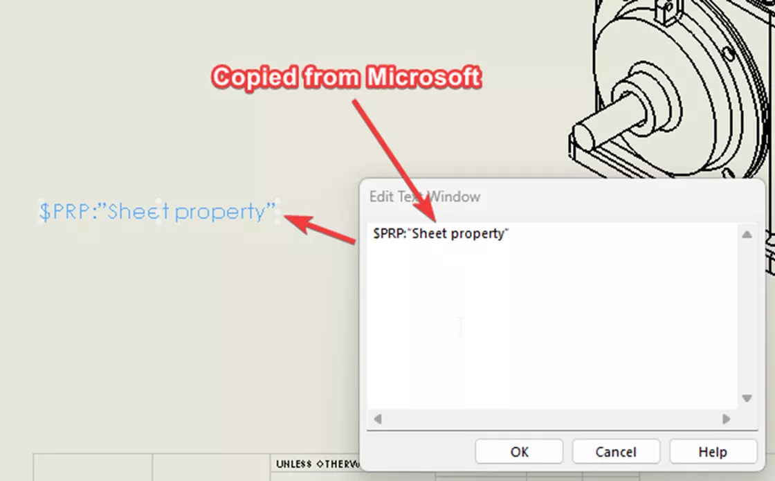 Smart Quotes Copied in Microsoft and Pasted into SOLIDWORKS 