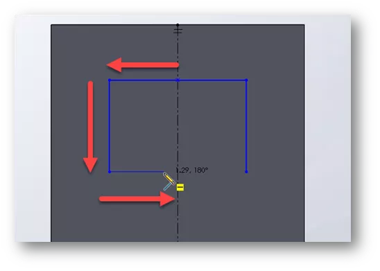 Mirror 2D Sketches in SOLIDWORKS Using Entities 