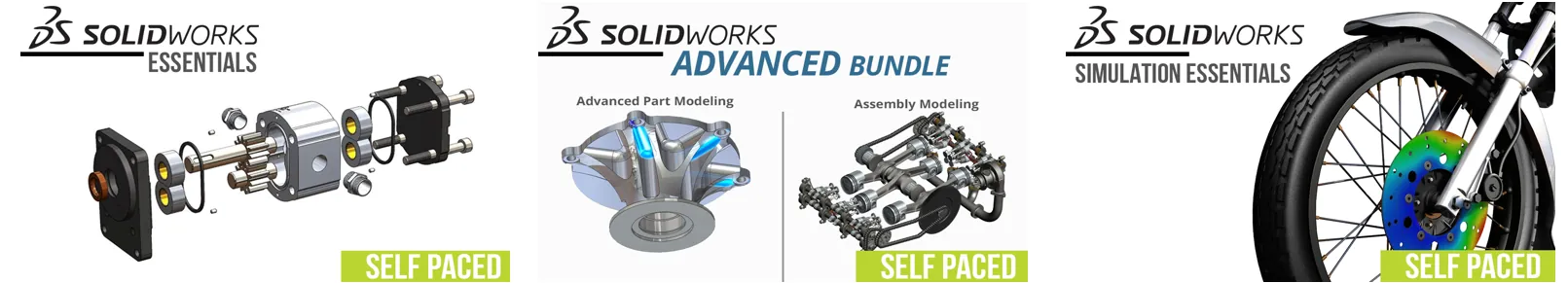 Most Popular Self-paced SOLIDWORKS Classes