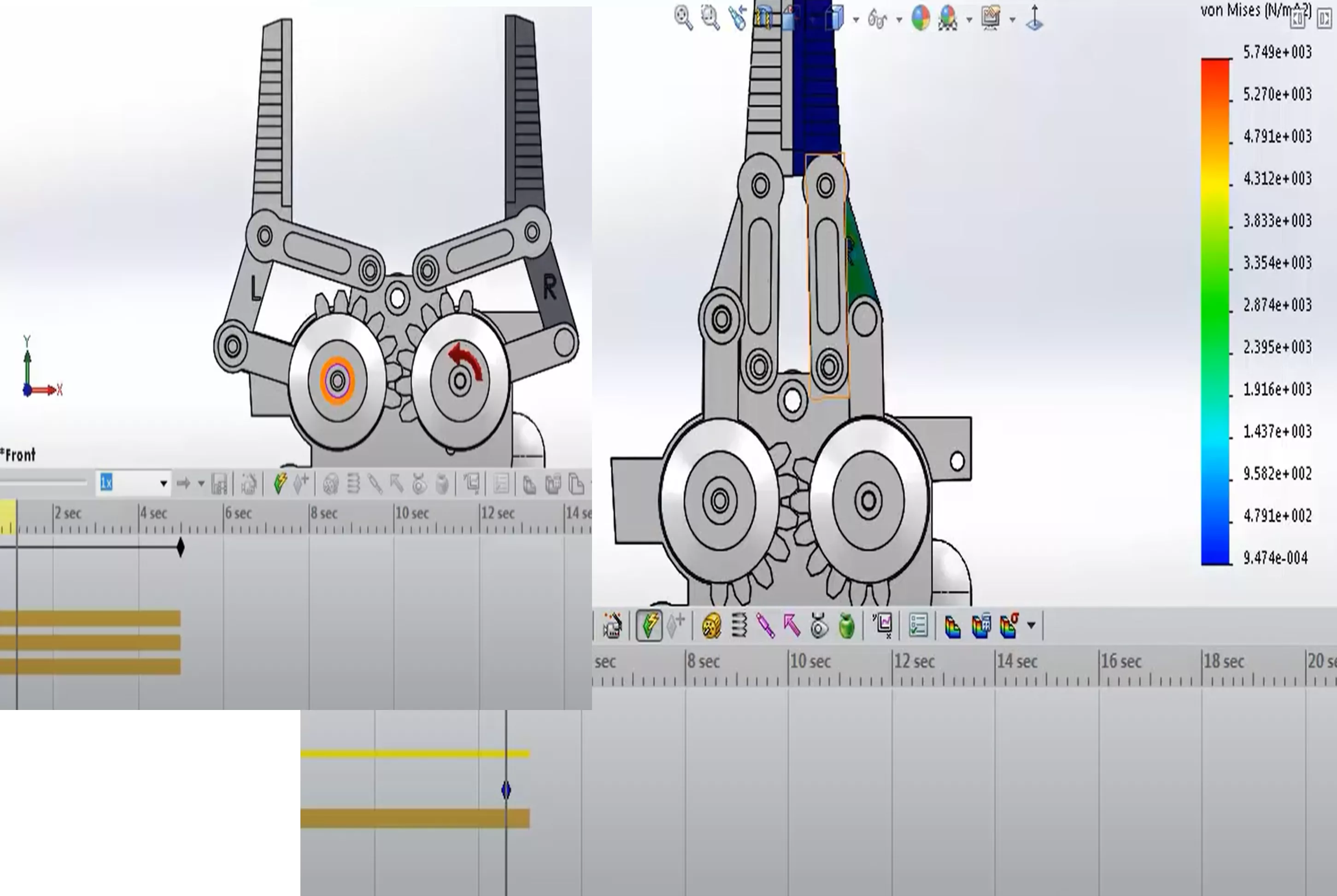 Motion Analysis in SOLIDWORKS Premium 