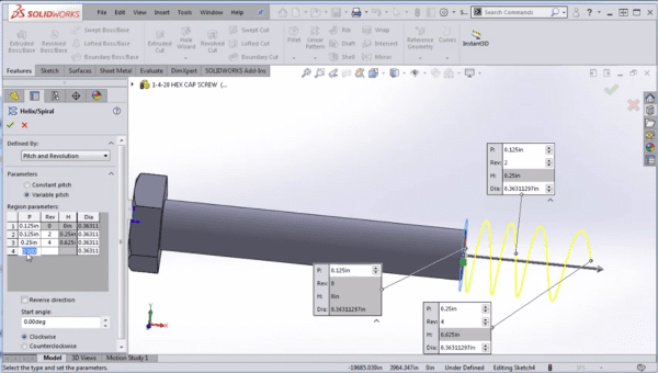 Sweep  Introduction to SolidWorks Part 1