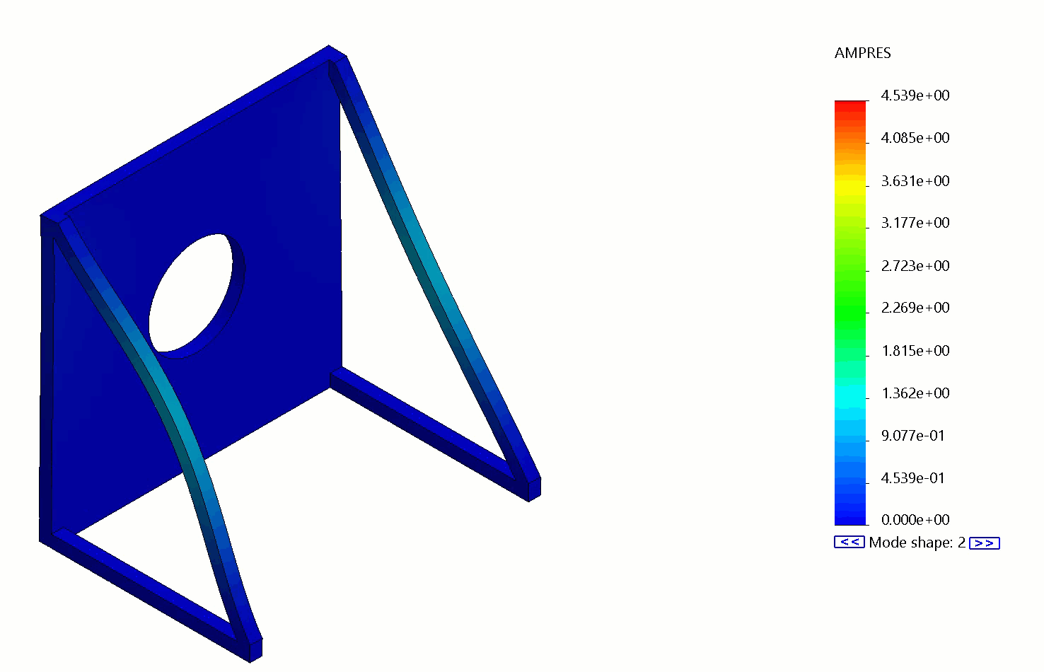 Natural Frequencies in SOLIDWORKS Simulation Example 