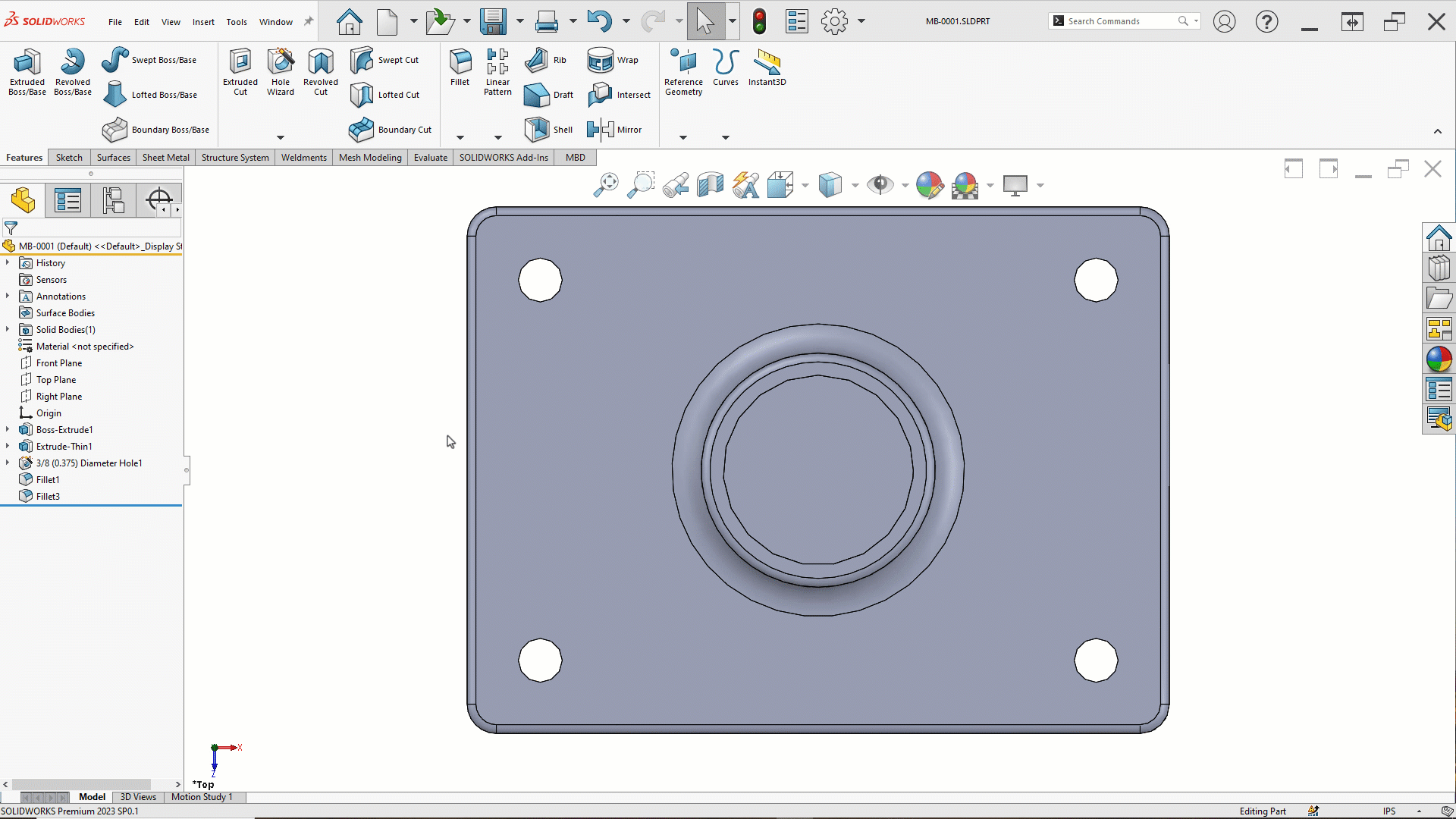 Zooming In and Out in SOLIDWORKS 
