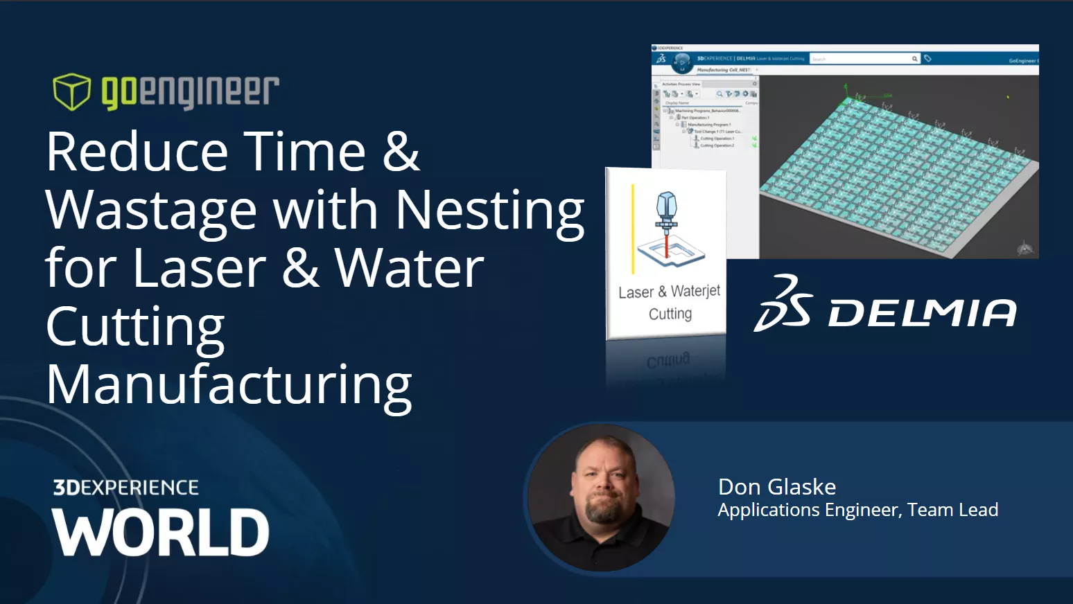 Reduce Time and Wastage with Nesting For Laser and Water Cutting Manufacturing 3DEXPERIENCE World 2025 Presentation