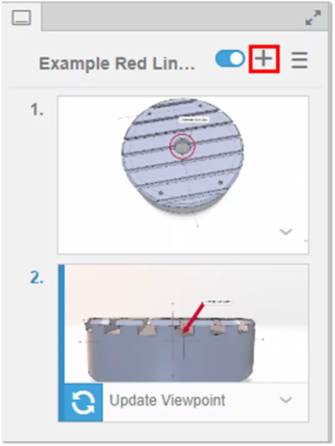 Create New View 3DEXPERIENCE Annotations