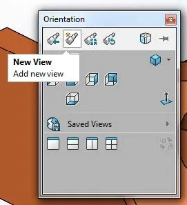 New View Icon in SOLIDWORKS
