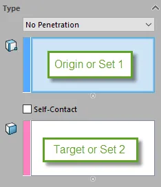 No Penetration Contact Set Setup