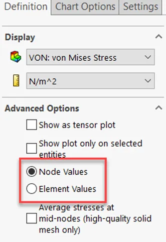 Differences in Node and Element Values for SolidWorks Simulation - IME Wiki