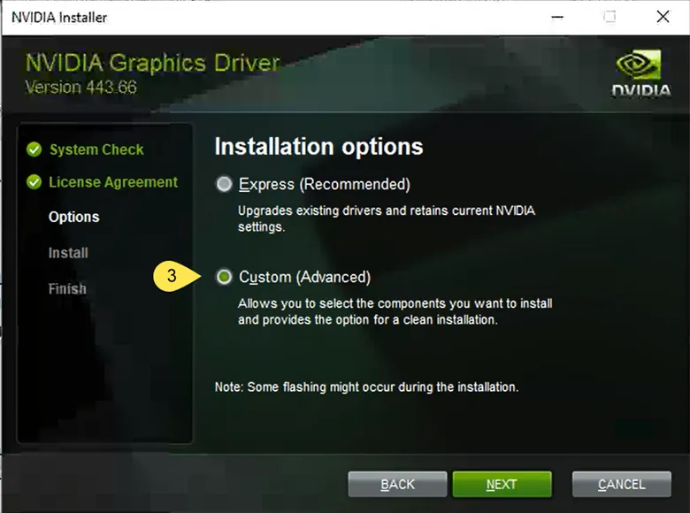 NVIDIA Installation Options